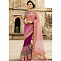 Lehenga Sari, half and half