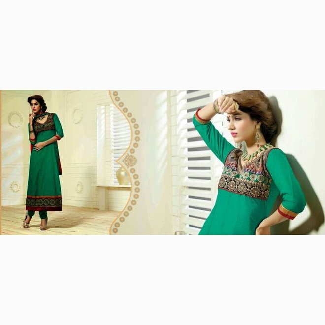 Salwar Kameez in Grün