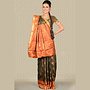 Sari Olive, Apricot - Komplettset