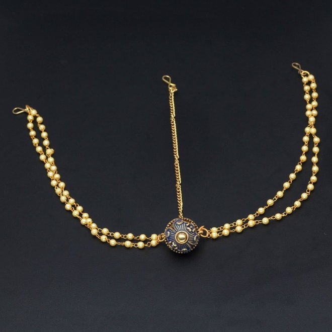 Kopfschmuck Mattha Patti, Kundan indisch