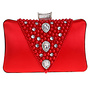 Clutch,  Abendtasche in Rot