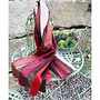Seidenschal, Foulard in Pflaume, Braun