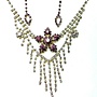 Schmuckset Silber Violett