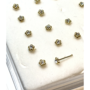 Nasenpiercing Blume in Gold