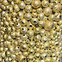 Acrylperlen gold gemischt