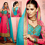 Salwar Kameez, Pink und Türkis