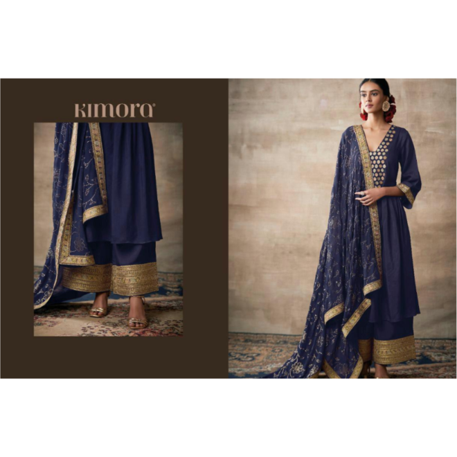 Salwar Kameez in Blau