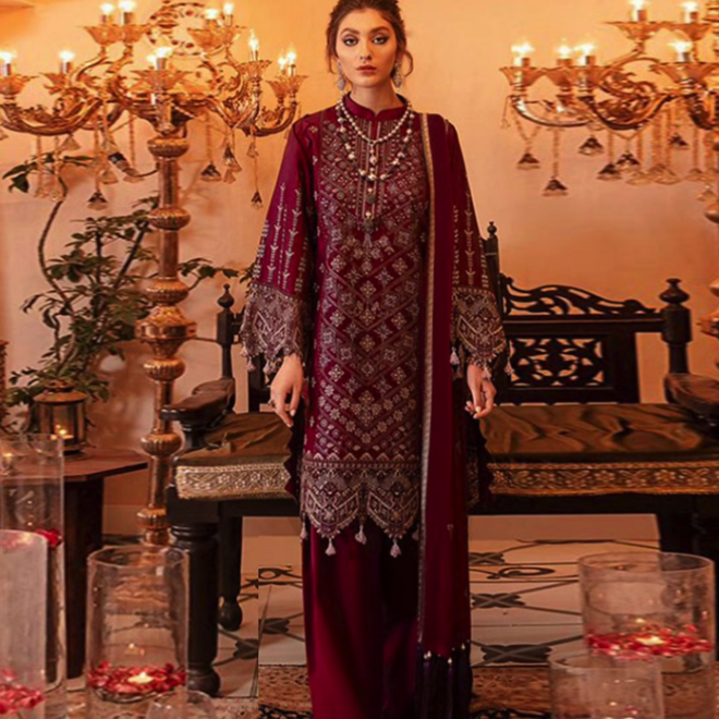 Salwar Kameez Stoffpaket – Halbgenähtes Set für dein individuelles Festoutfit