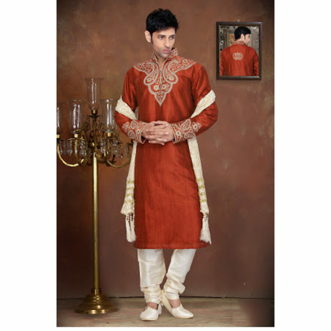 Kurta Pyjama in Rot