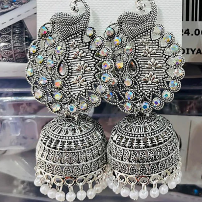 Indische Jhumka Ohrringe