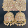 Indische Jhumka Ohrringe