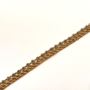 Indische Goldborte mit Orange und Kristallsteinen