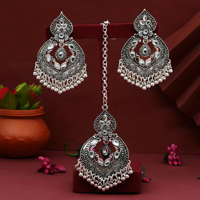 Indische Tikka, Ohrring Set