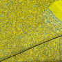 Indischer Sari in Senf Paisleymuster