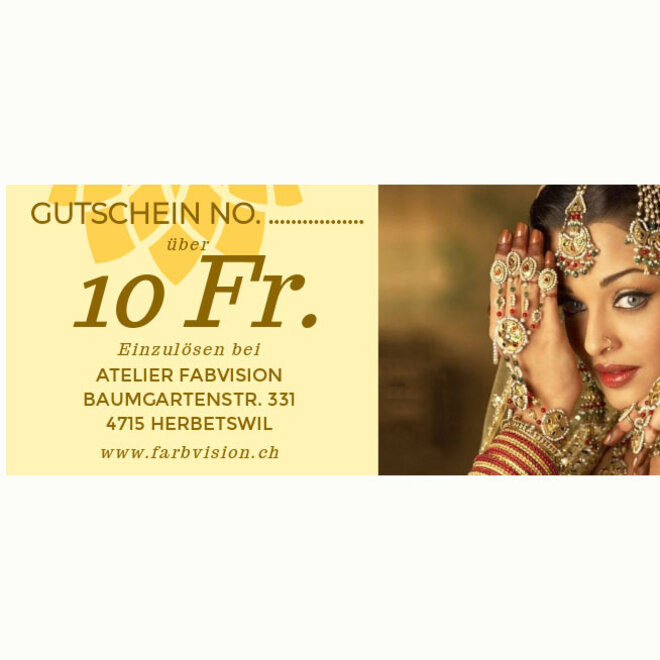 Geschenkgutschein CHF 10.00