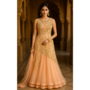 Anarkali in Apricot