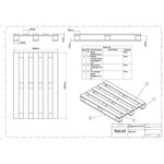 Eenmalige pallet 1200x800x123mm