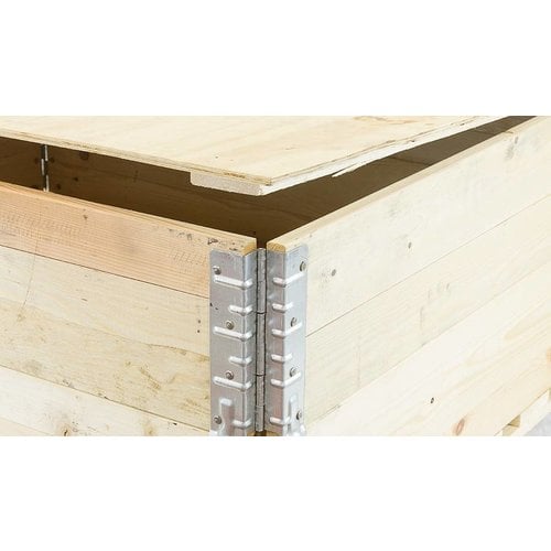 Deksel voor palletrand 800x600x10mm, spaanplaat