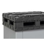 Vouwbare kunststof palletbox 1227x1027x965mm