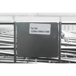 Inklapbare draadcontainer 1200x1000x1200mm, verzinkt