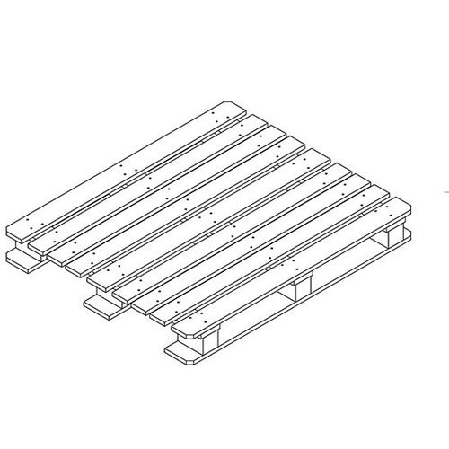 Chemie pallet CP1 1200x1000x138mm, gebruikt