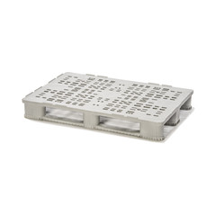 Pallet 1200x800x160 mm - PP kunststof, 2000 kg, open dek