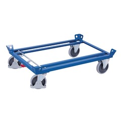 Dolly 1270x1070x350 mm open bodem - TPR wielen