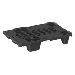 Pallet kunststof 600x400x115 mm - display, open dek, 300 kg