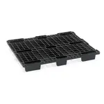 Kunststof pallet 1200x1000x125mm, nestbaar, met rand