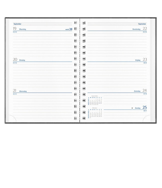 954-00-036: 5x Zakagenda H54 JEKA jr. 2026 - omslag zwart
