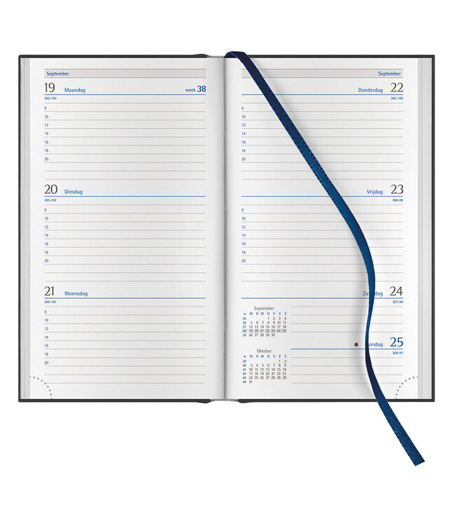 935-CL-840: 5x Zakagenda H35 Bari 2027 - omslag Taggia zwart