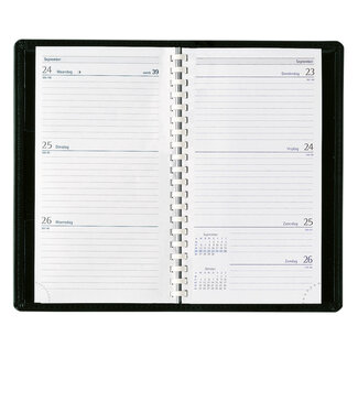 937-15-999: 4x Zakagenda H37 Milano 2027 - in omslag semileder