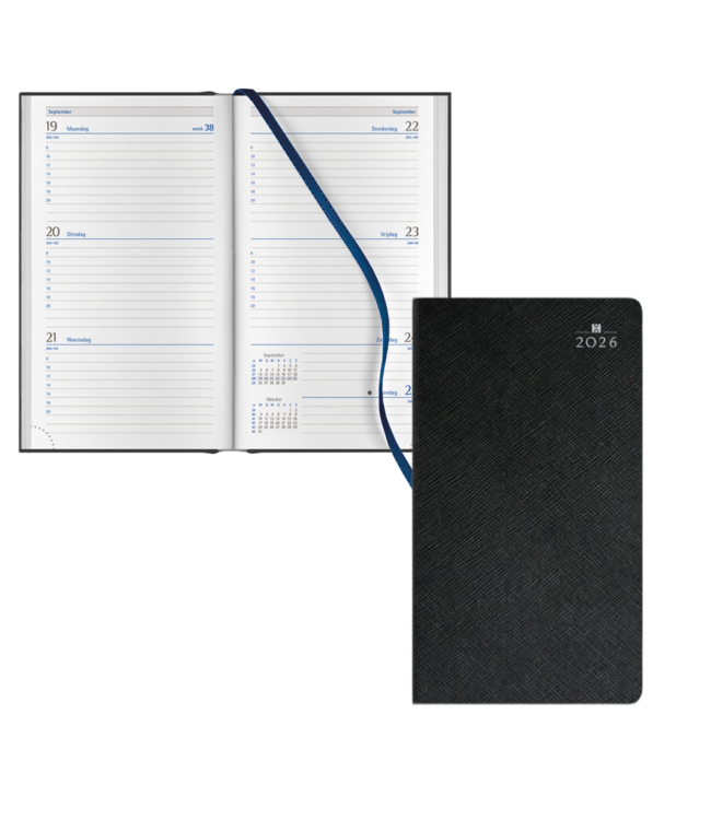 935-YT-161: 5x Zakagenda H35 Bari 2026 - omslag Mela zwart