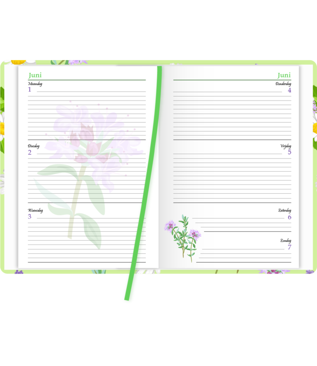 955-99-999: 8x Zakagenda H55 Lucca 2026 - omslag Natura