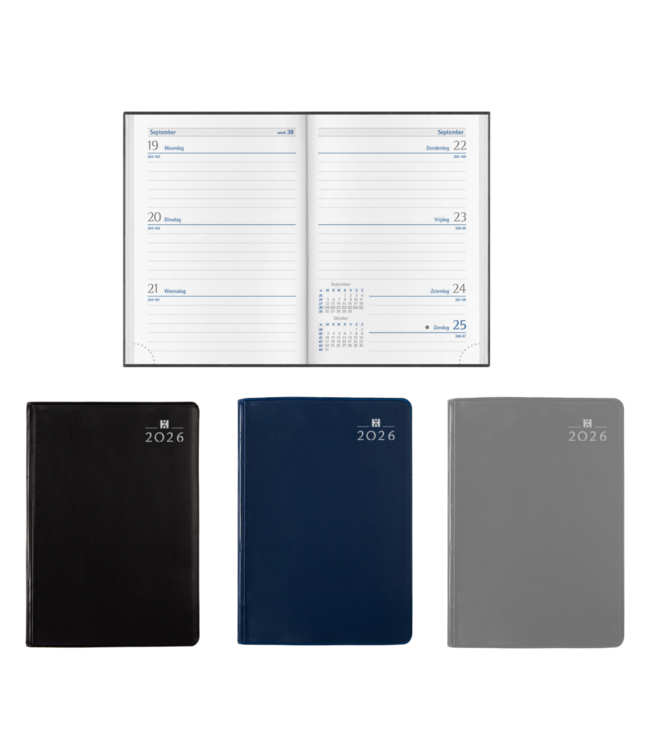 957-90-999: 10x Zakagenda H57 Venezia 2026 - omslag PVC