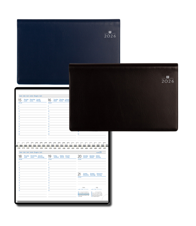 944-90-999: 5x Agenda H44 Parma - omslag PVC