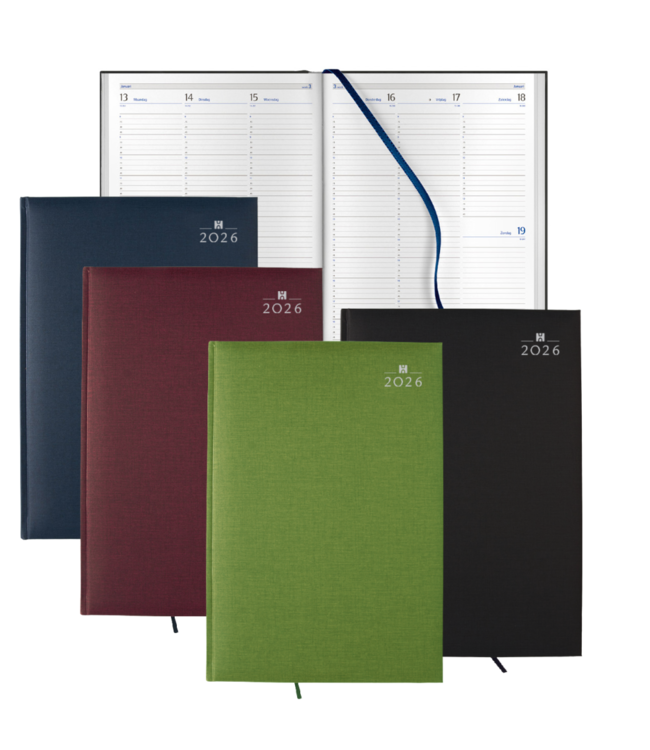 946-68-999: 6x Bureau Agenda H46 Roma  2026 - omslag Caribe Oceano