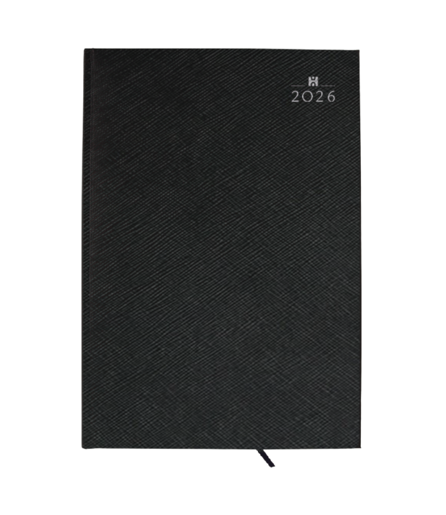 945-YT-161: 5x Bureau Agenda H45 Arezzo 2026 - omslag Mela zwart