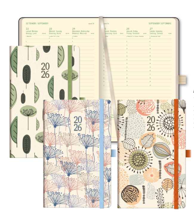 968-98-999: 6x Bureau Agenda H68 Appeel 2026 - omslag Natura