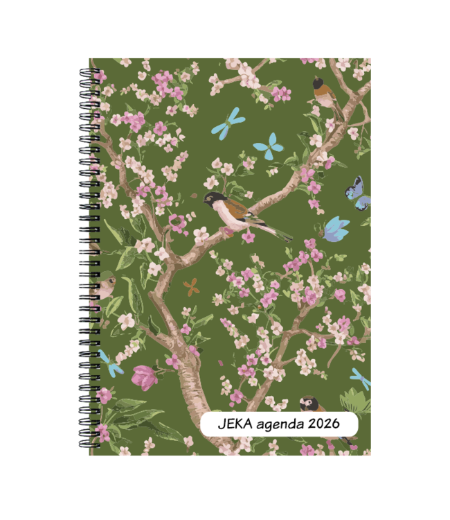 977-00-001: 8x Bureau Agenda H77 JEKA 2026 - omslag in 4 dessins