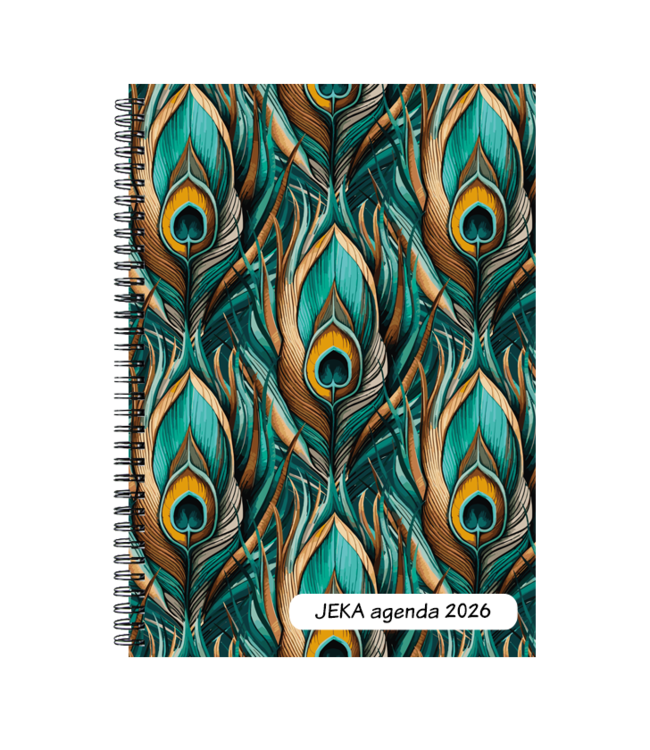 954-00-001: 8x Zakagenda H54 JEKA jr. 2026 - omslag in 4 dessins