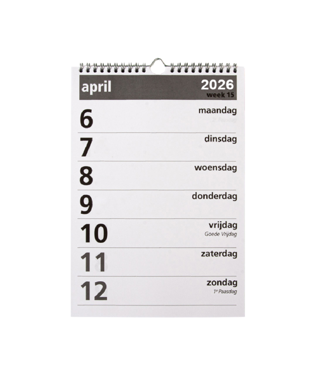245-10-001: 5x Grote Cijferskalender 2026