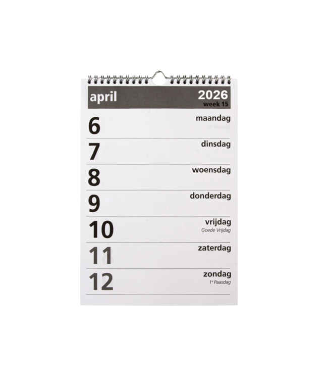 245-10-001: 5x Grote Cijferskalender 2026