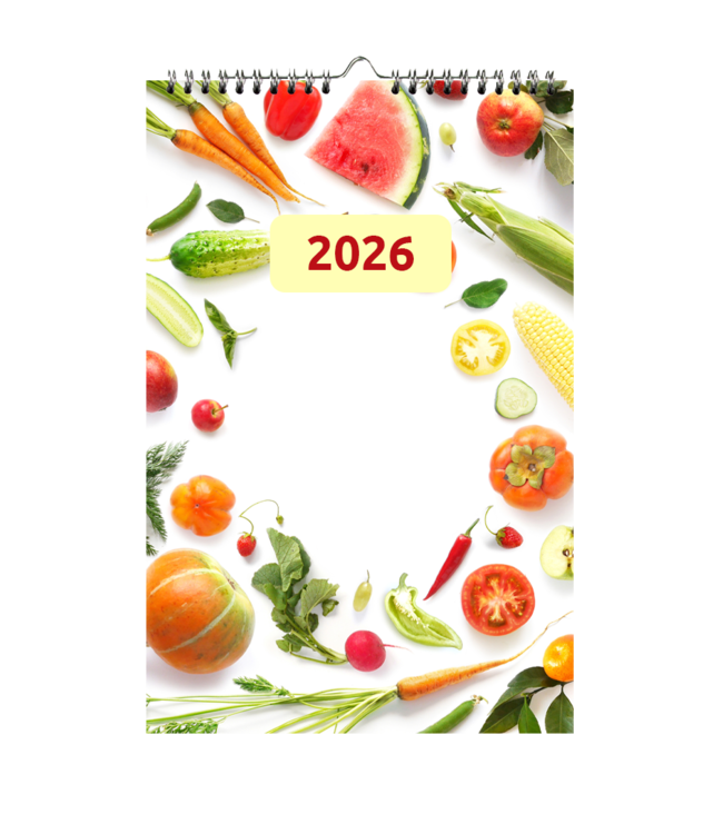 353-DZ: 48x Weekkalender 2026 wire-o, dessin - 1 doos