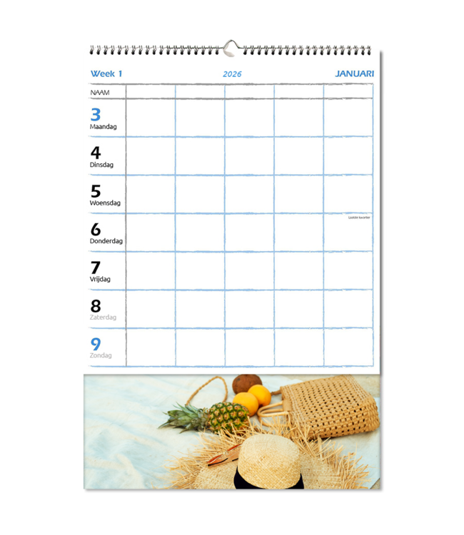 363-05-001: 4x Familieplanner op dessin schild 2026