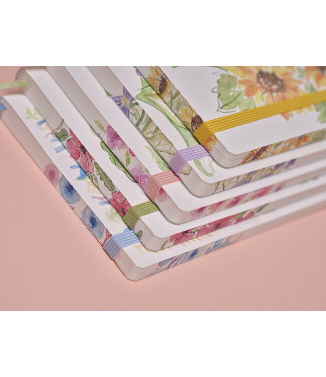 7QGL-IQ-999: Pakket met 25 Notitieboeken Acquarello