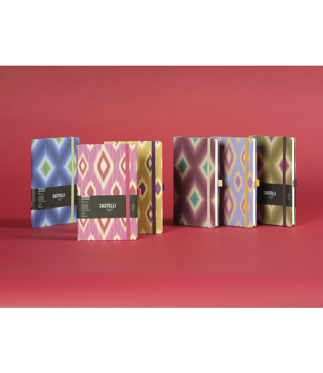 7Q04-II-999: Pakket met 22 notitieboeken Ikat