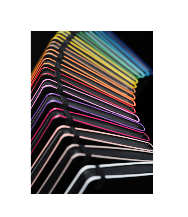 7Q04-LB-999: Pakket met 22 notitieboeken Black Laser