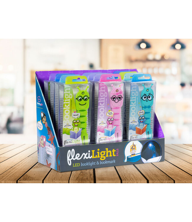 610-BOOK: display met 12 booklights Bookworm, BE=1