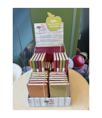 700-ECO: display met 32 notitieboeken Appeel Ecoleder